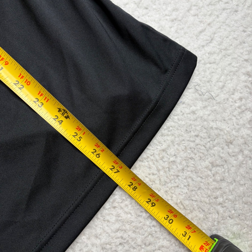 NEW TravisMathew Mens Quarter Zip Pullover Black Deloitte Logo Size M stretch - Picture 7 of 7